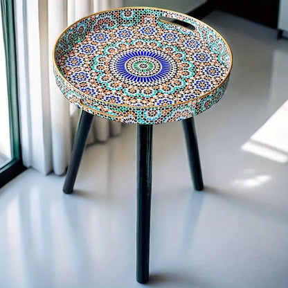 Coffee Table - Detachable Wooden Round