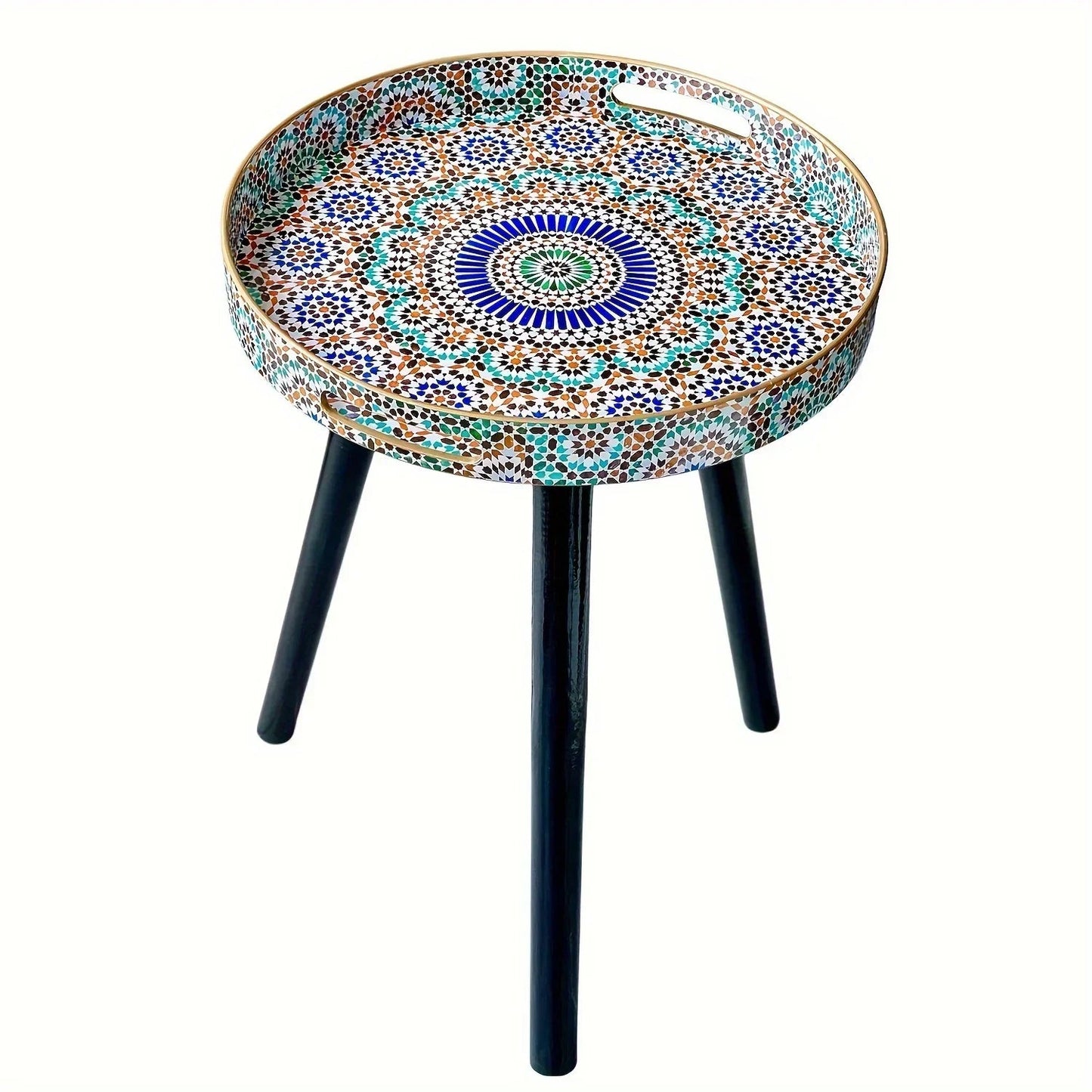 Coffee Table - Detachable Wooden Round