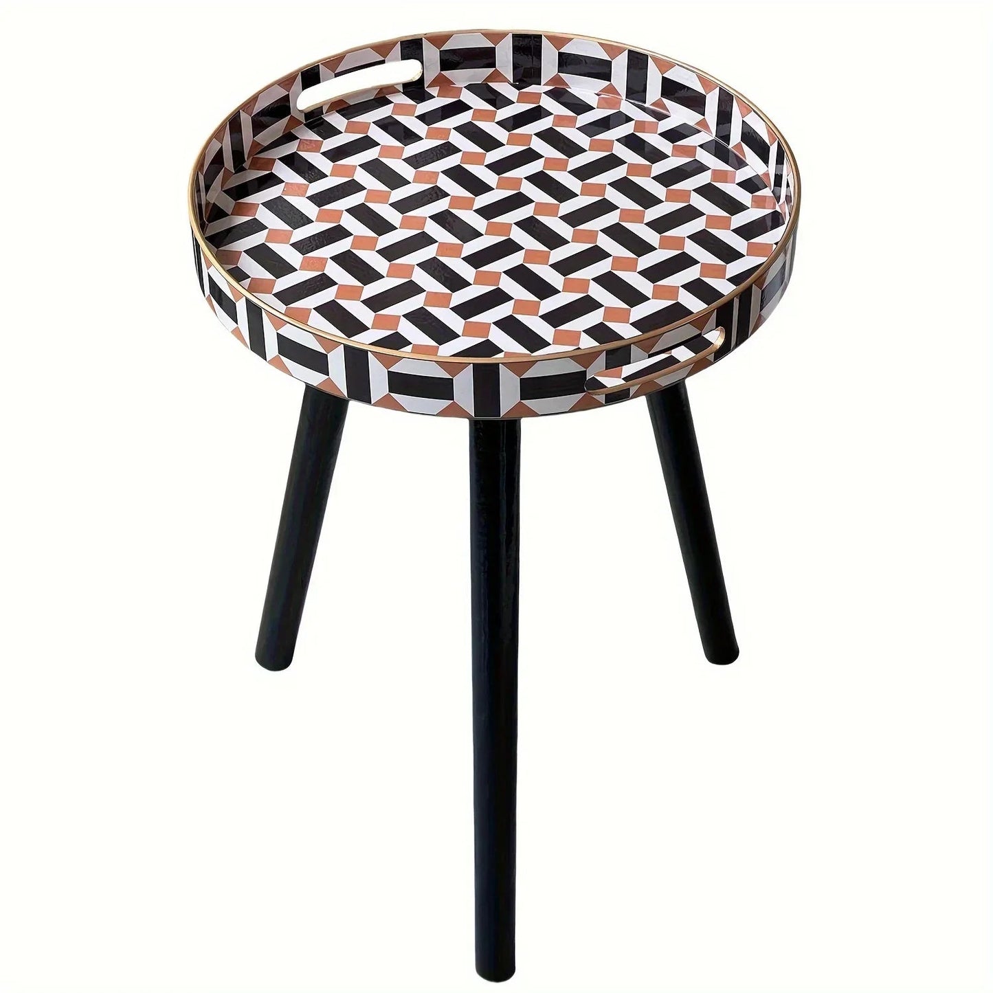 Coffee Table - Detachable Wooden Round