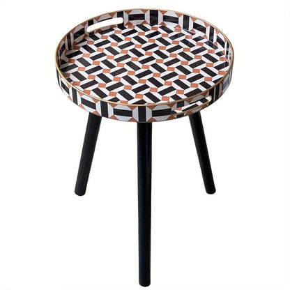 Coffee Table - Detachable Wooden Round