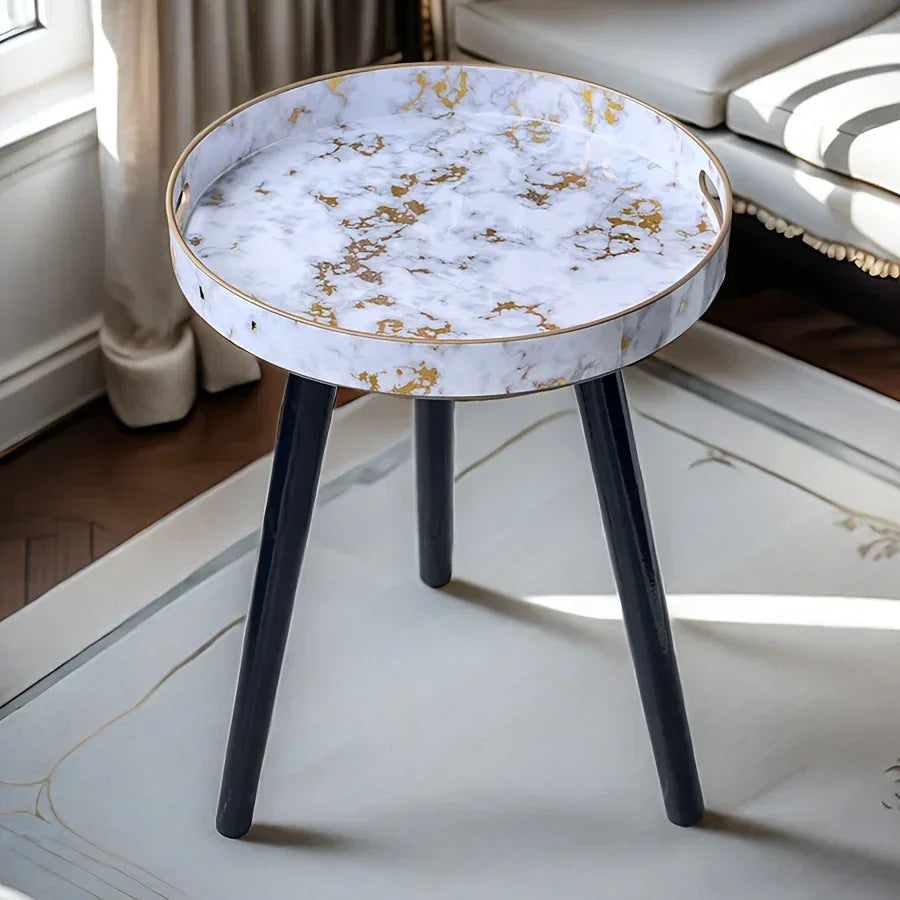 Coffee Table - Detachable Wooden Round