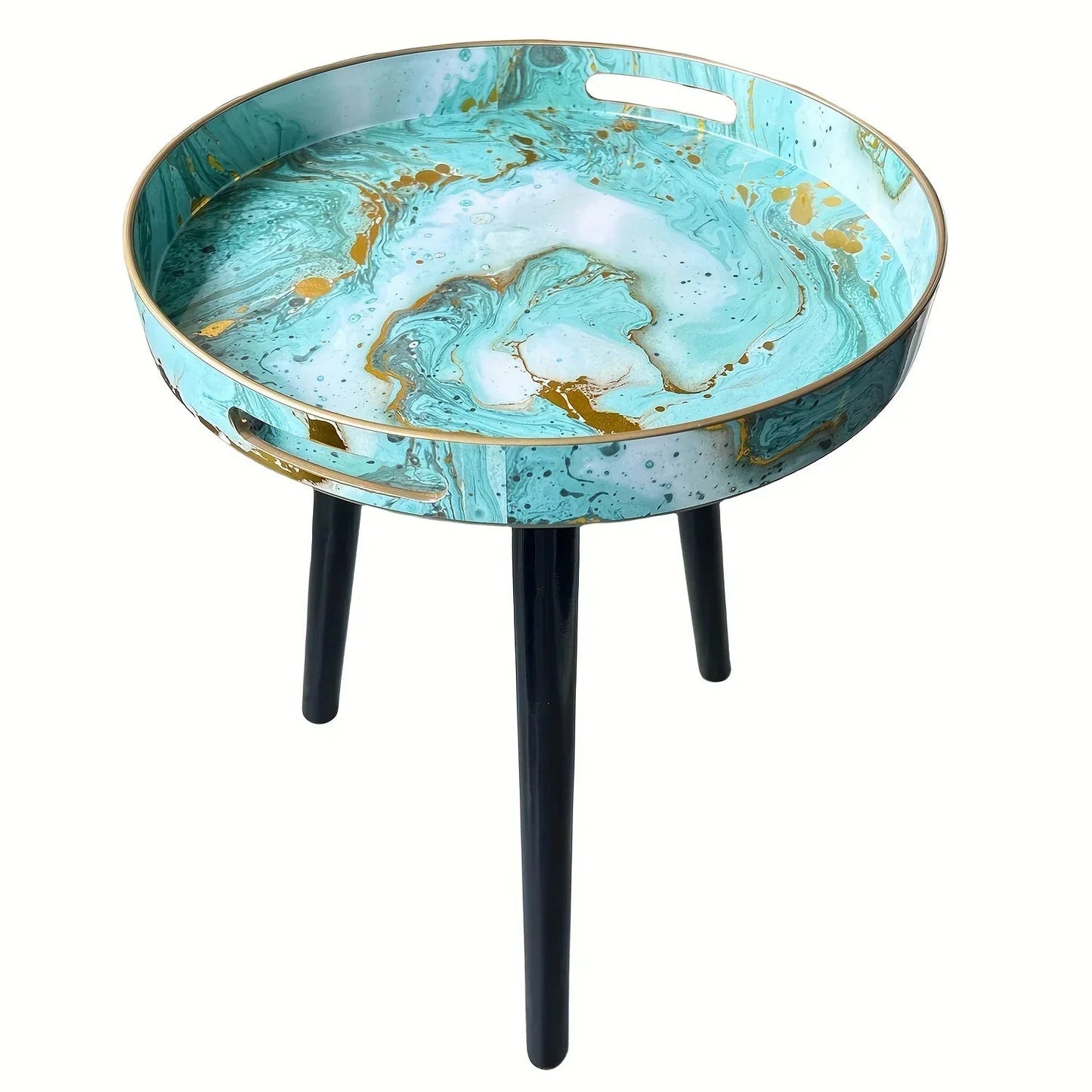 Coffee Table - Detachable Wooden Round