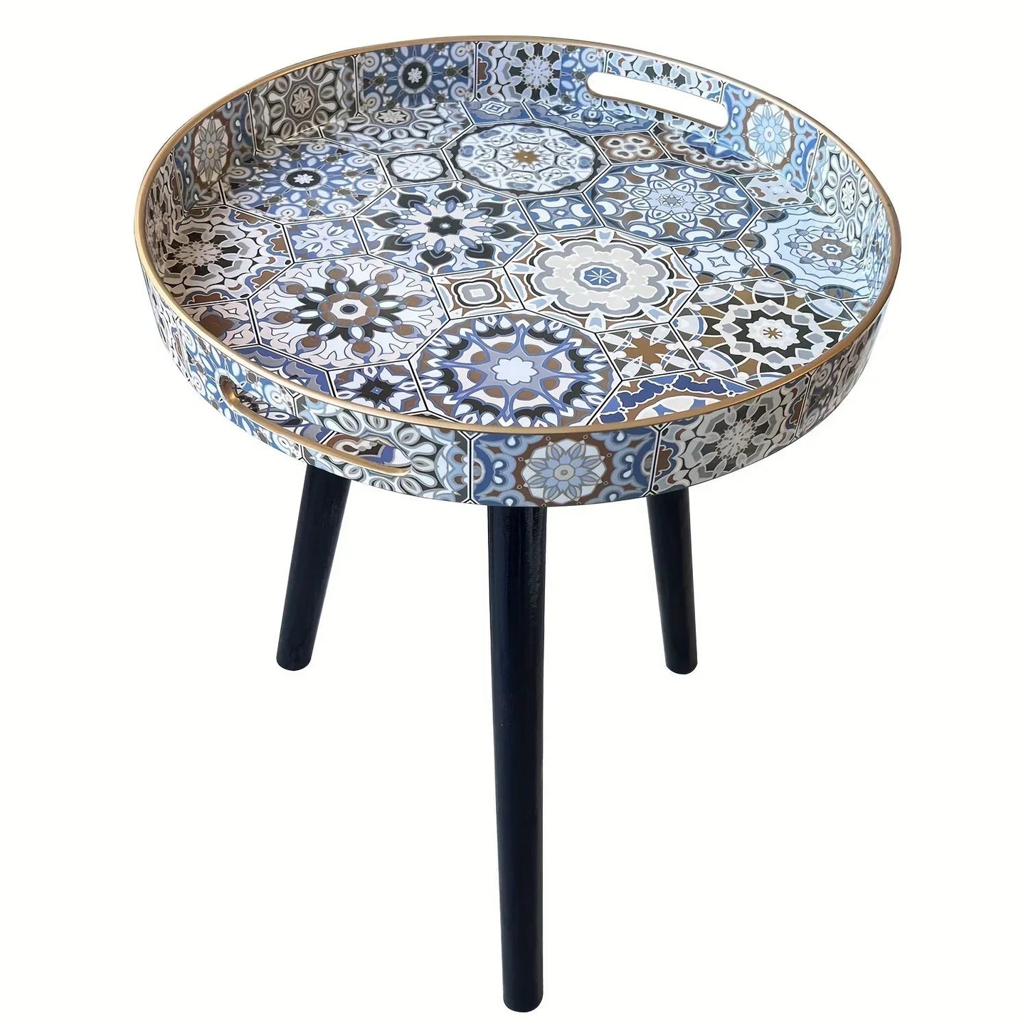 Coffee Table - Detachable Wooden Round