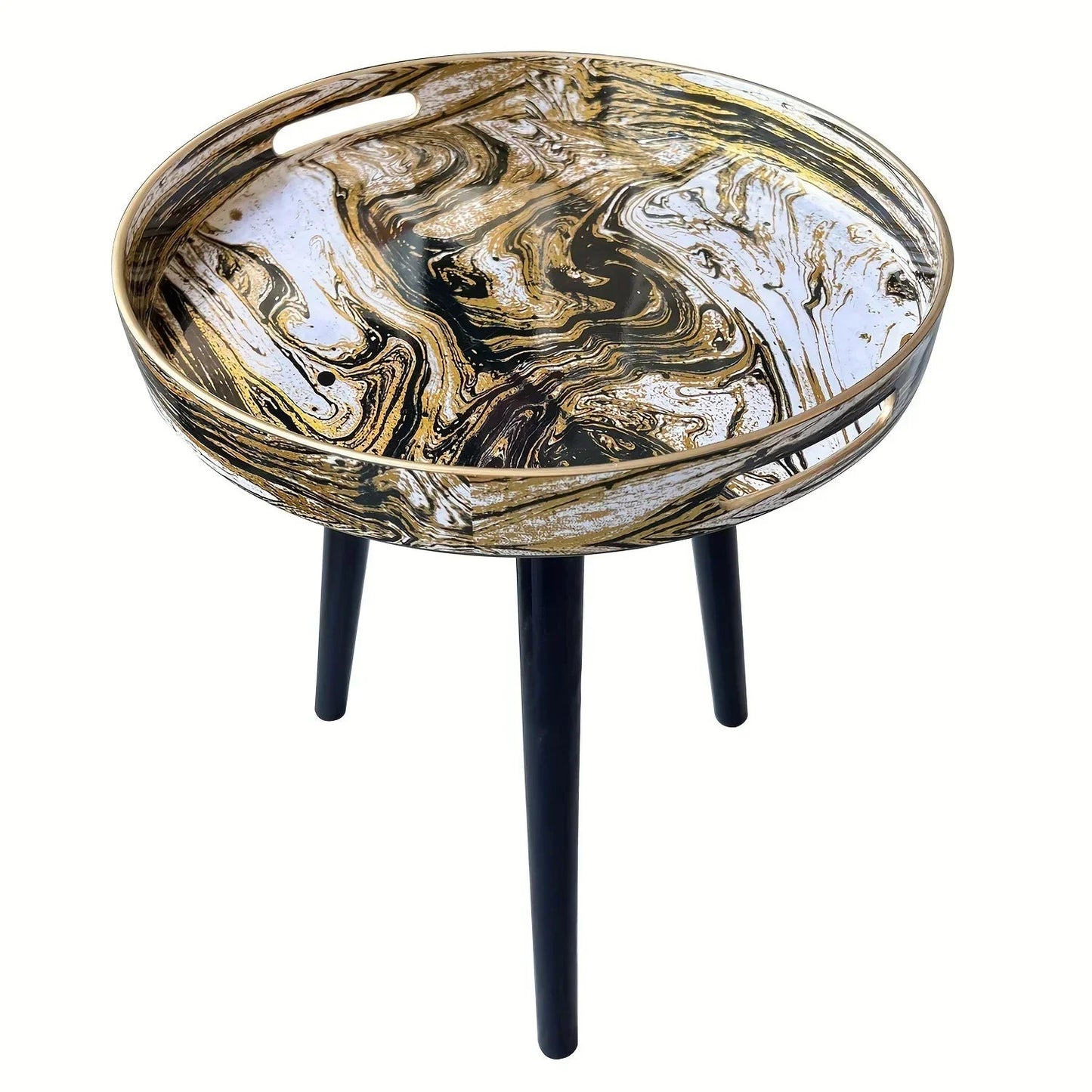 Coffee Table - Detachable Wooden Round