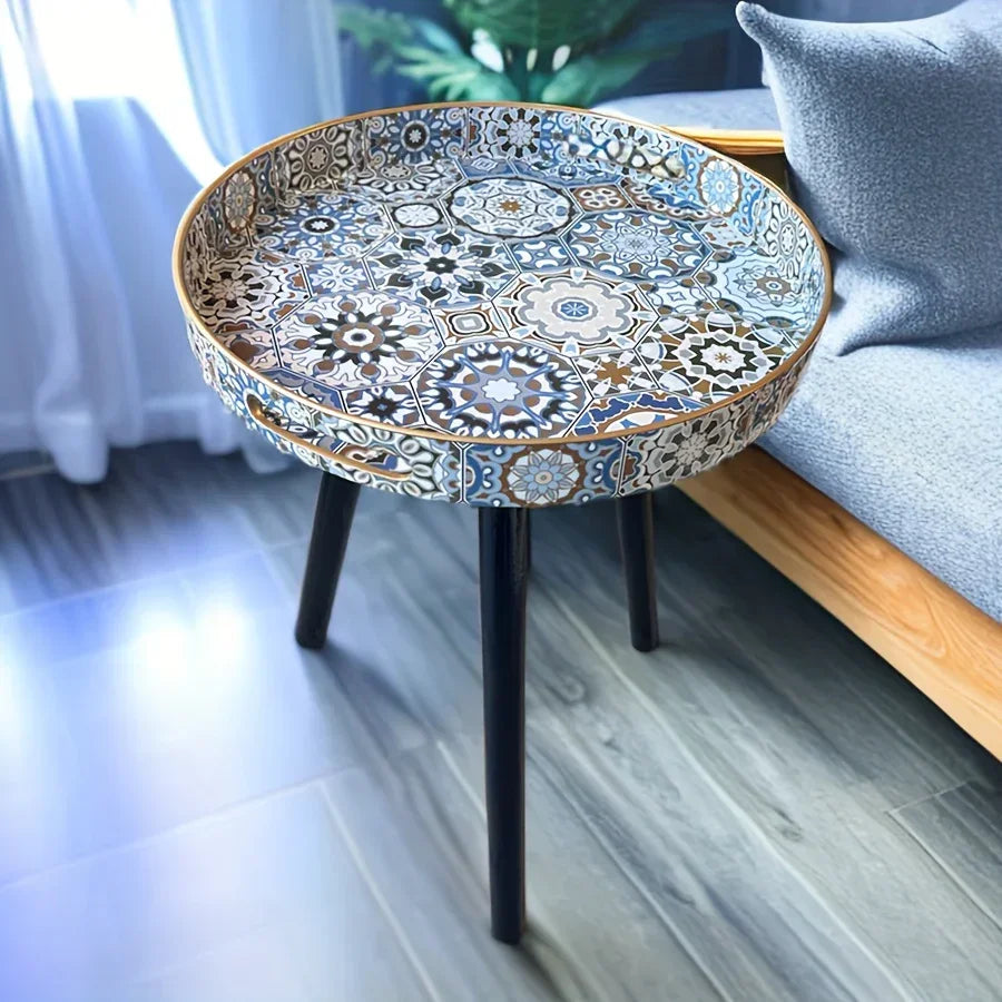 Coffee Table - Detachable Wooden Round