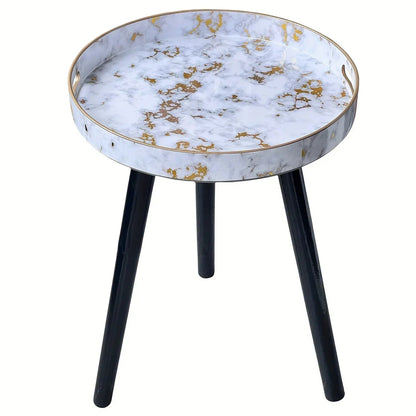 Coffee Table - Detachable Wooden Round