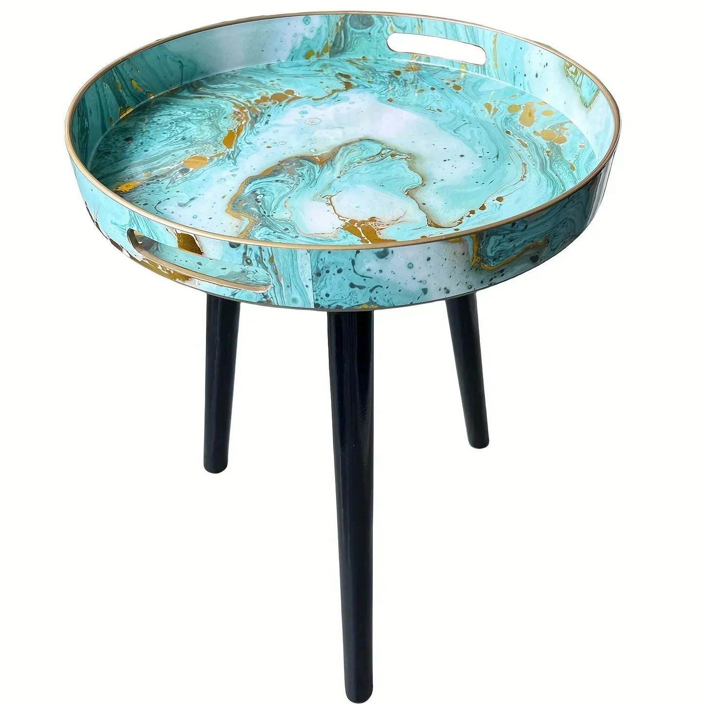Coffee Table - Detachable Wooden Round