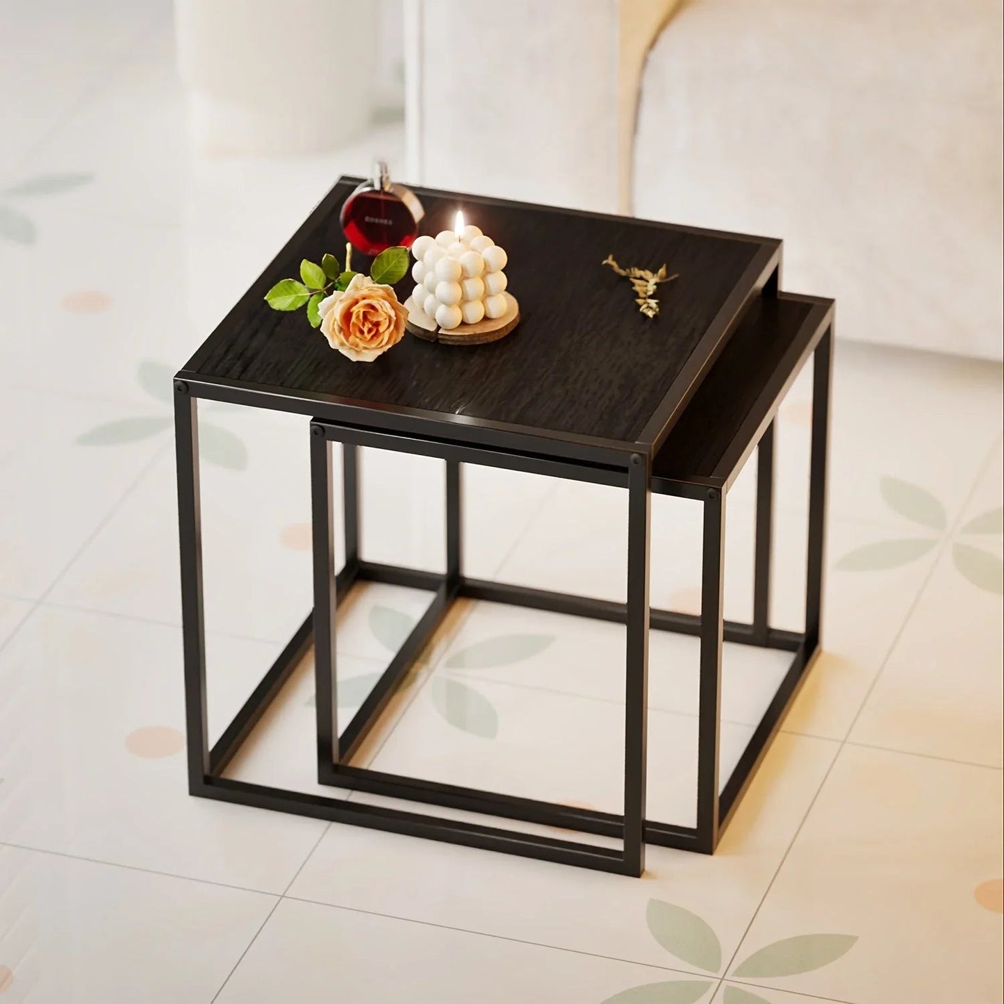 Coffee Table - Minimalist Metal Square