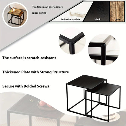 Coffee Table - Minimalist Metal Square