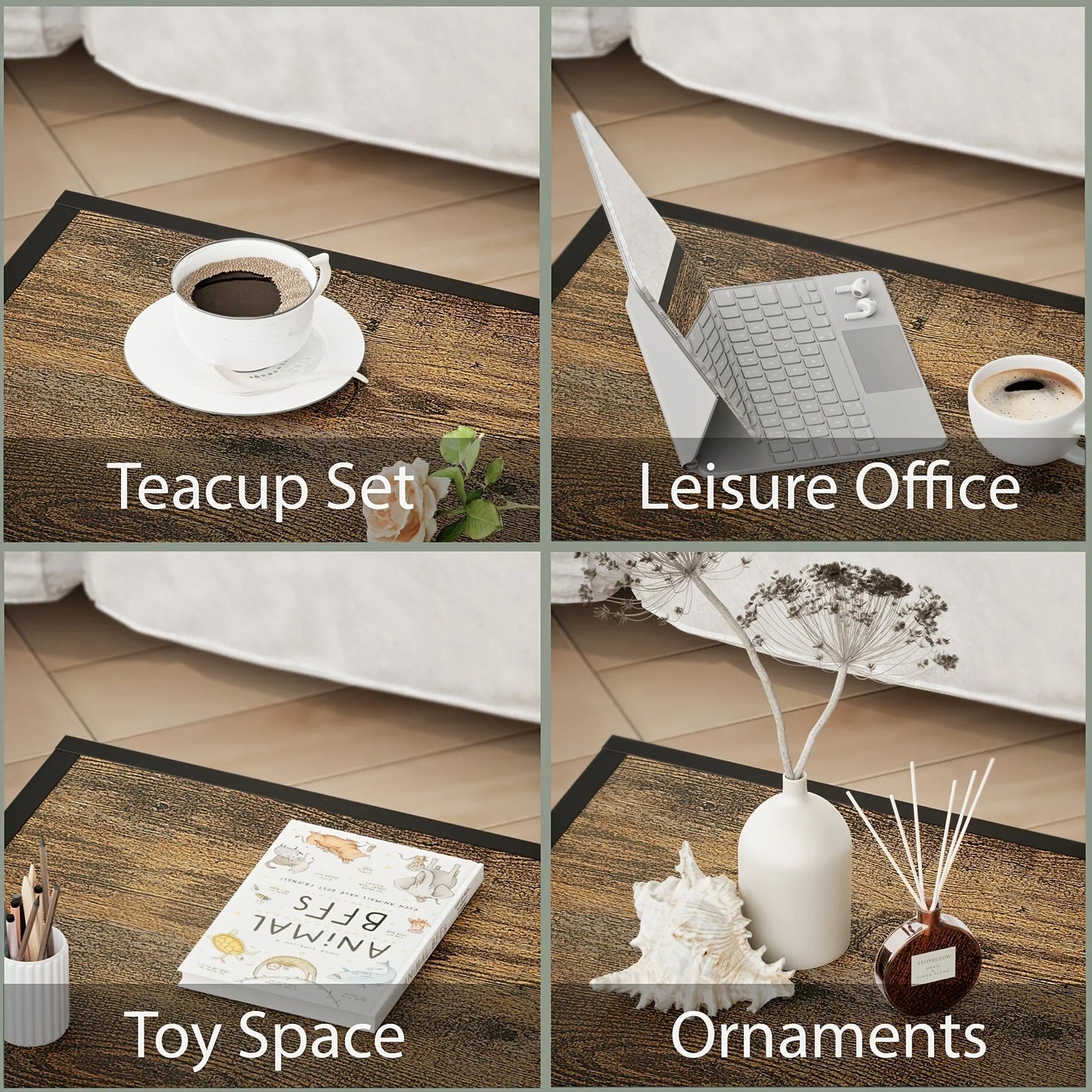 Coffee Table - Minimalist Metal Square