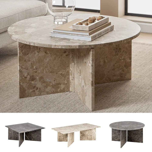 Coffee Table - Modern Marble Round