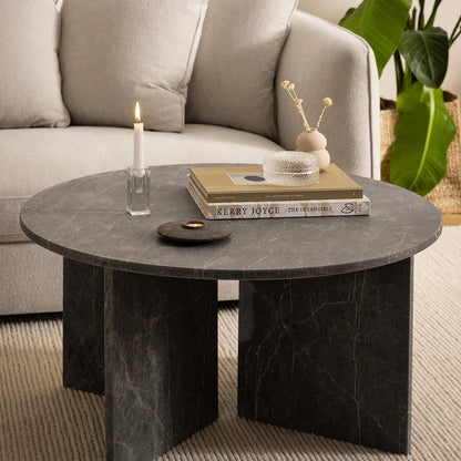 Coffee Table - Modern Marble Round
