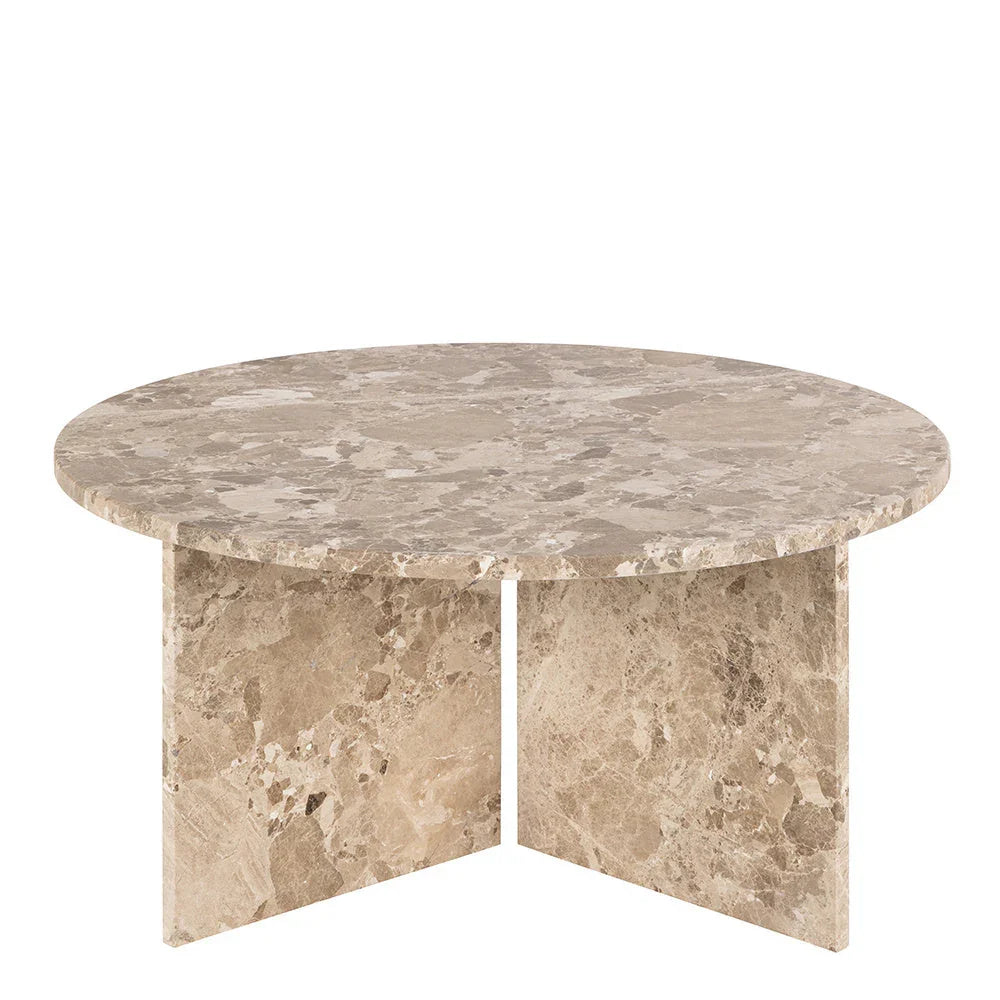 Coffee Table - Modern Marble Round