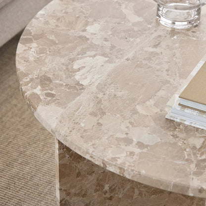 Coffee Table - Modern Marble Round