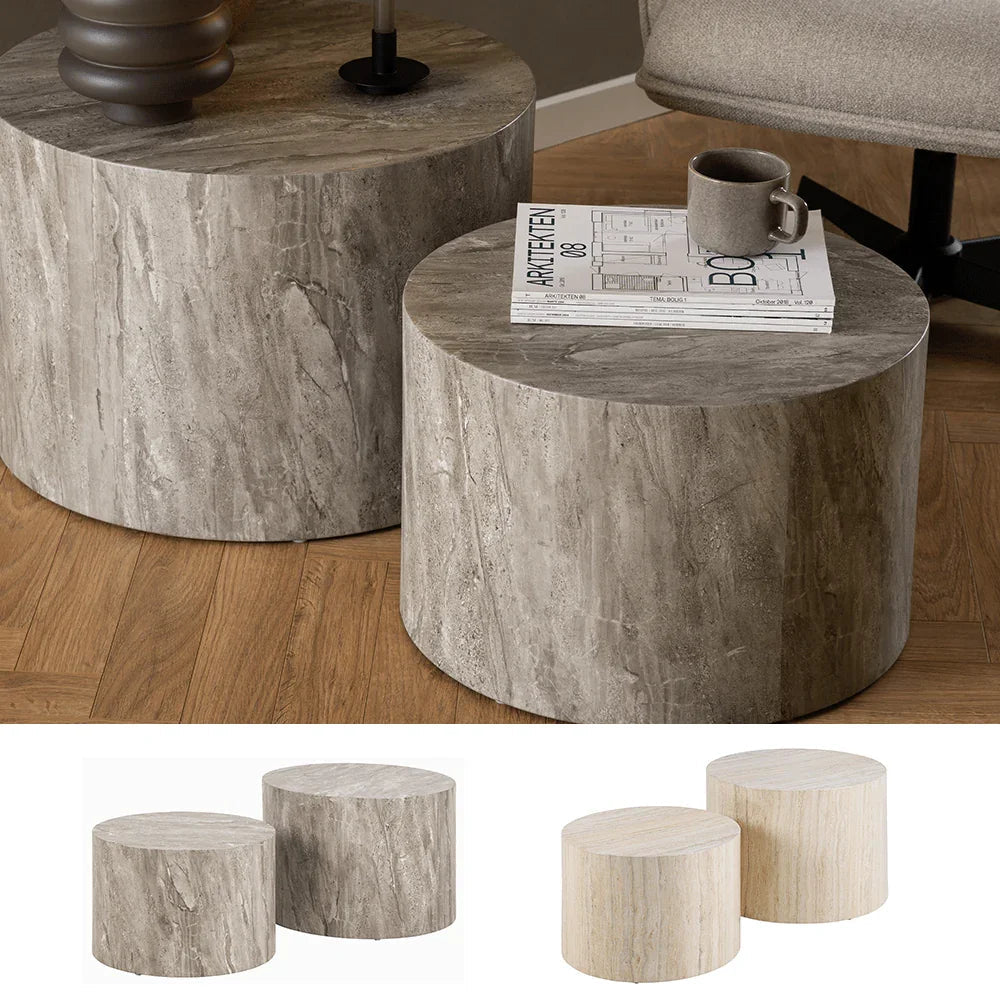 Coffee Table - Modern Wooden Round