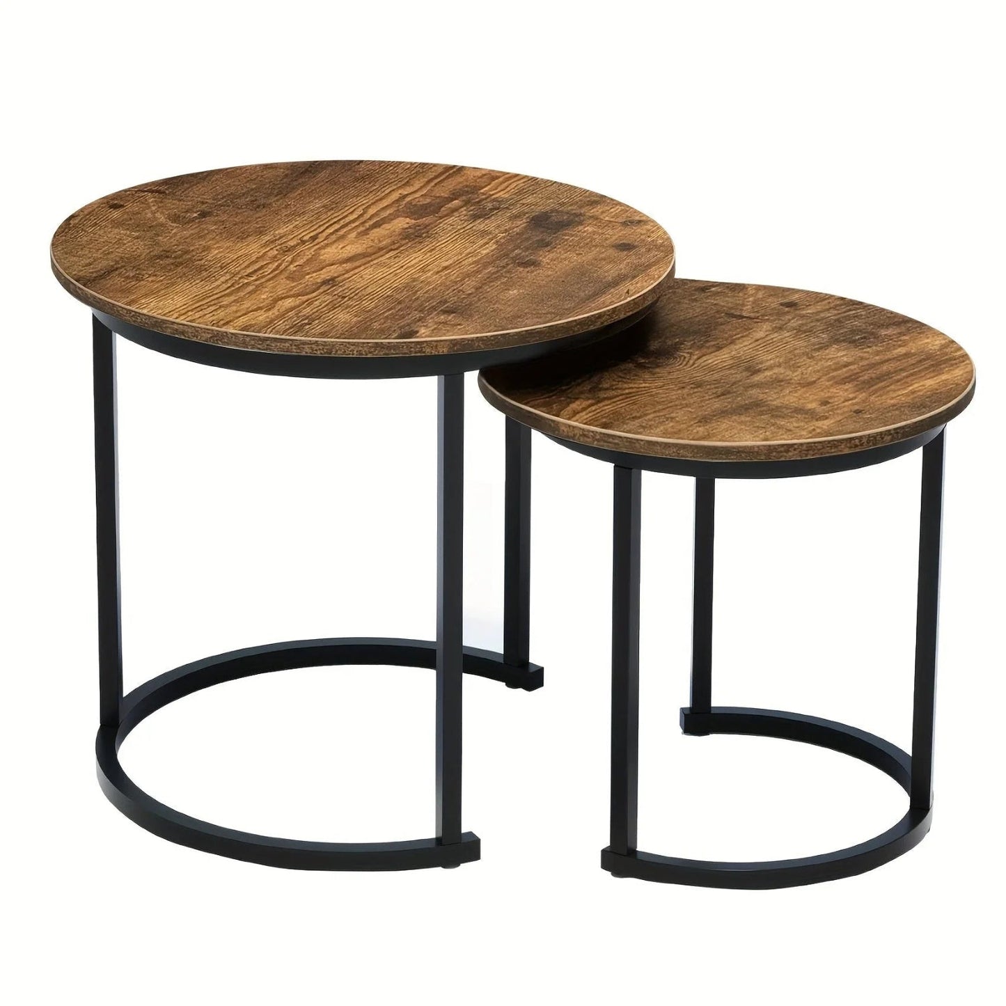 Coffee Table - Wood Grain Wooden Round