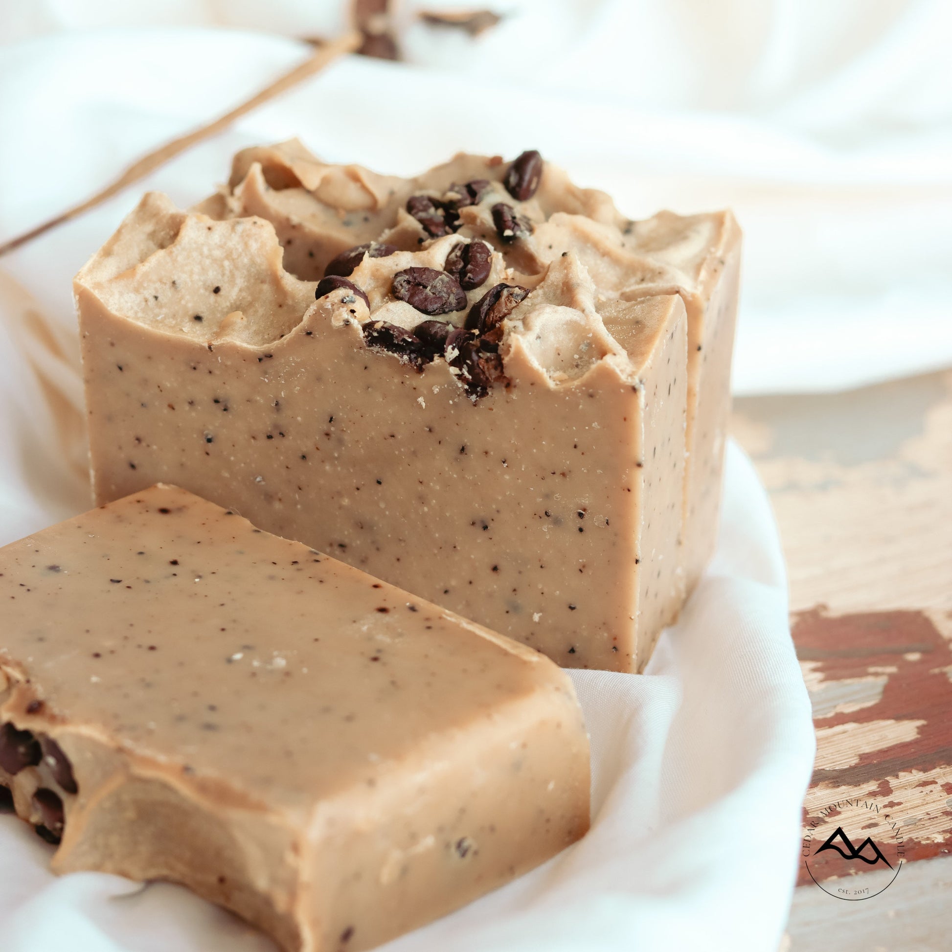 All Natural Cold Process Handmade Bar Soap - Coffee House - PoshaBella