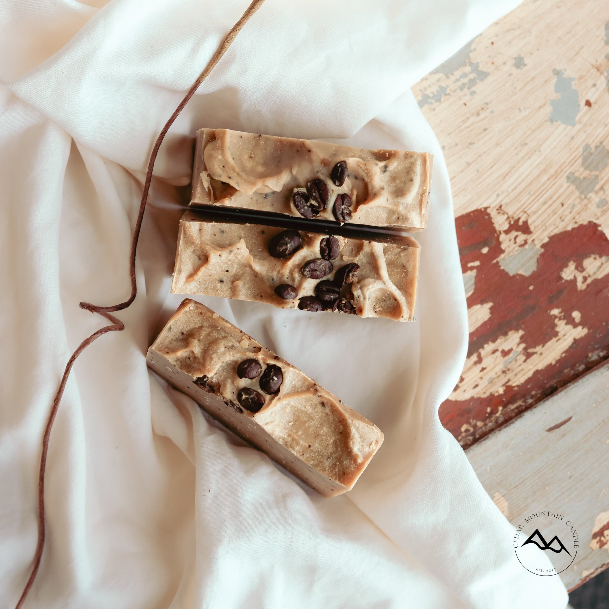All Natural Cold Process Handmade Bar Soap - Coffee House - PoshaBella