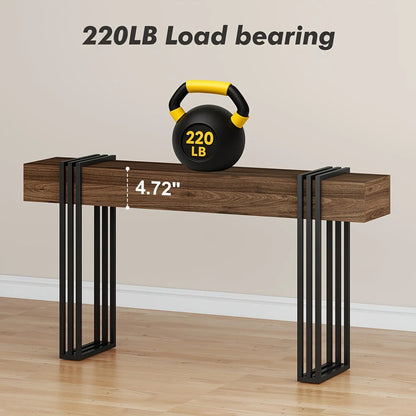 Console Table - Industrial Metal Narrow