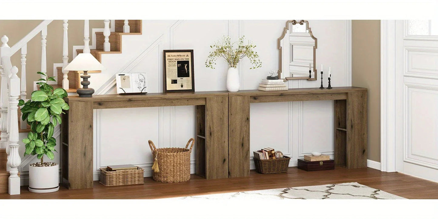 Console Table - Modern Wood 63