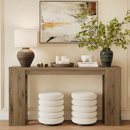 Console Table - Modern Wood 63