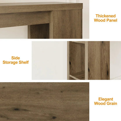 Console Table - Modern Wood 63