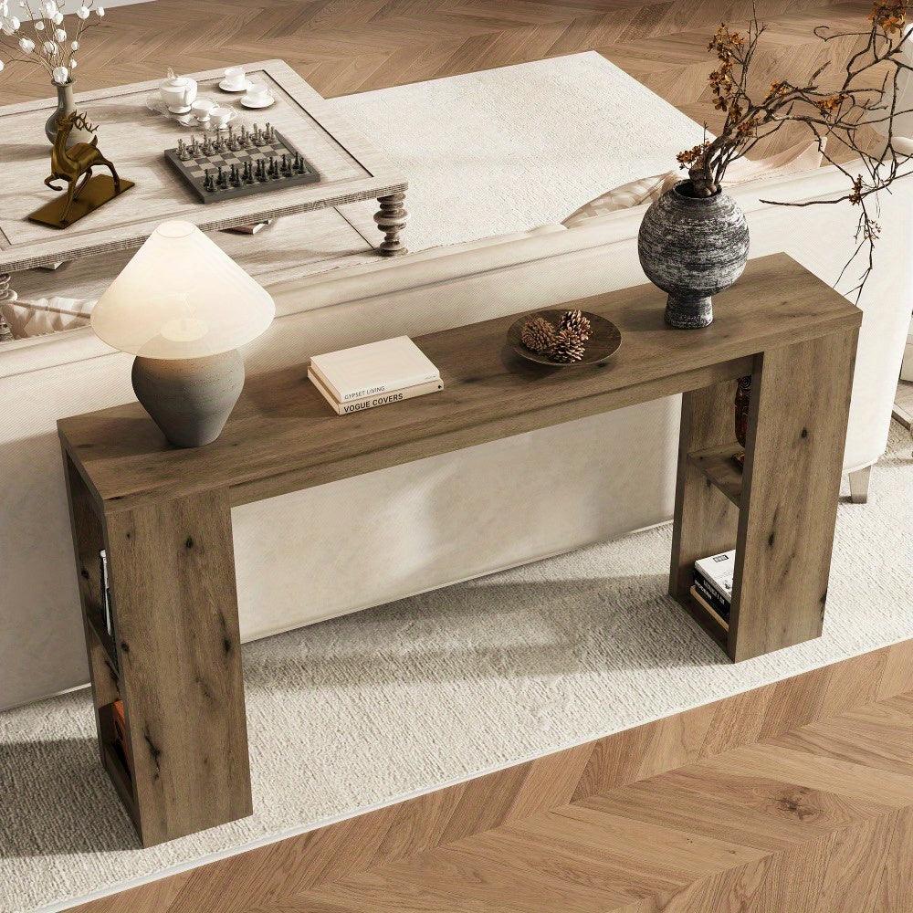 Console Table - Modern Wood 63