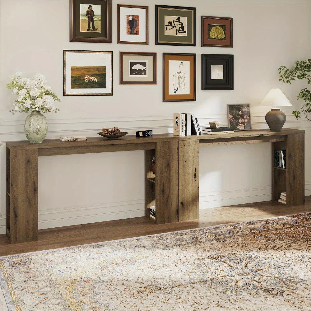 Console Table - Modern Wood 63