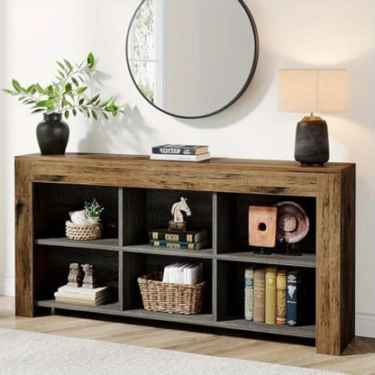 Console Table - Rustic Wood 63-Inch