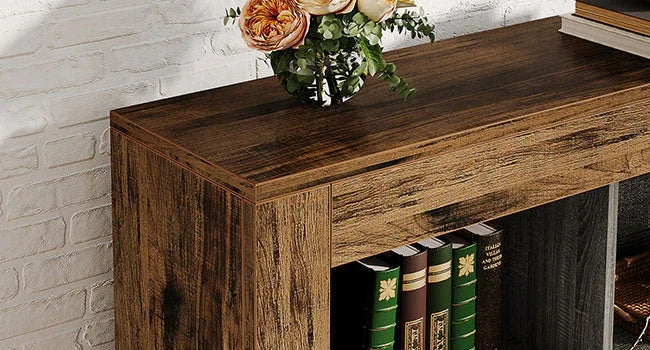 Console Table - Rustic Wood 63-Inch