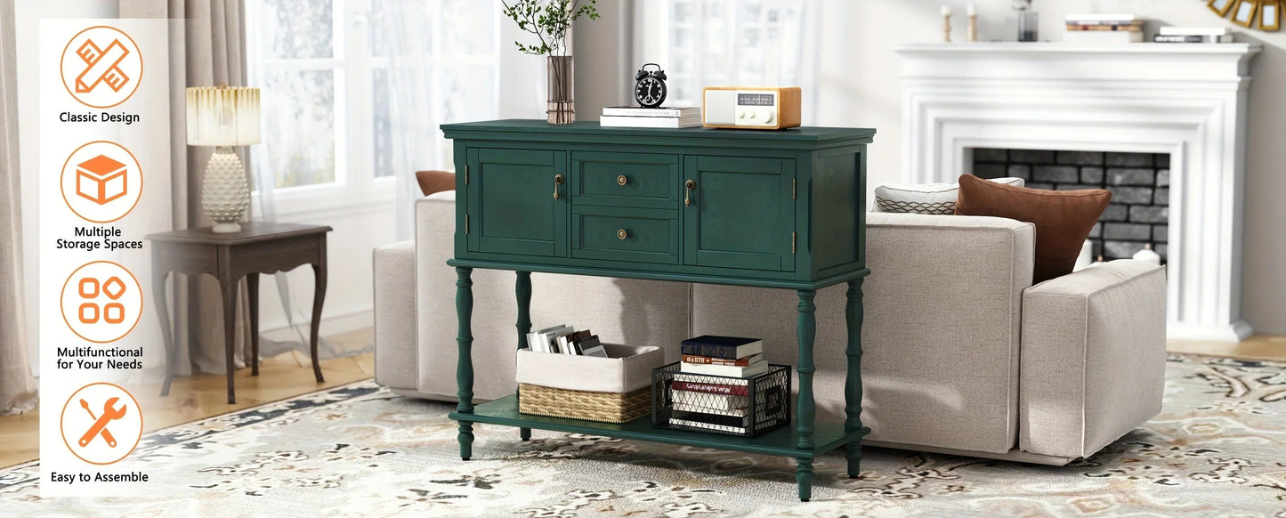 Console Table - Storage Wood