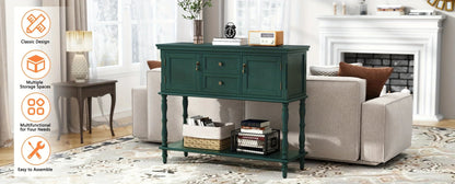 Console Table - Storage Wood
