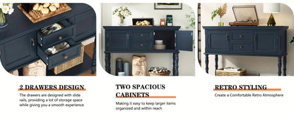 Console Table - Storage Wood