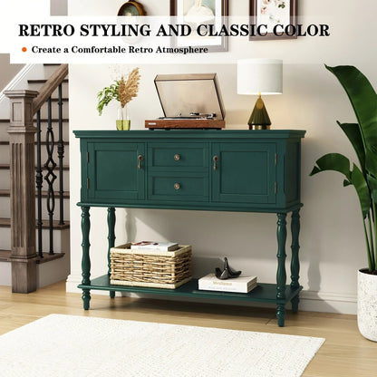 Console Table - Storage Wood