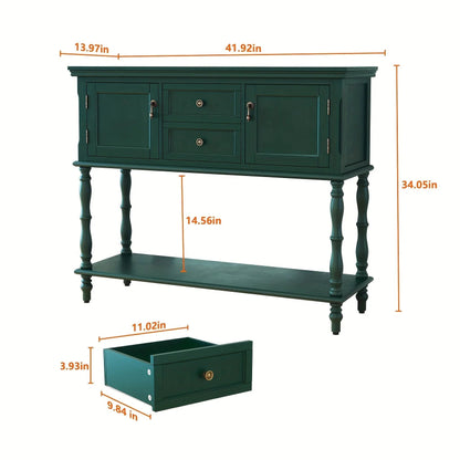 Console Table - Storage Wood