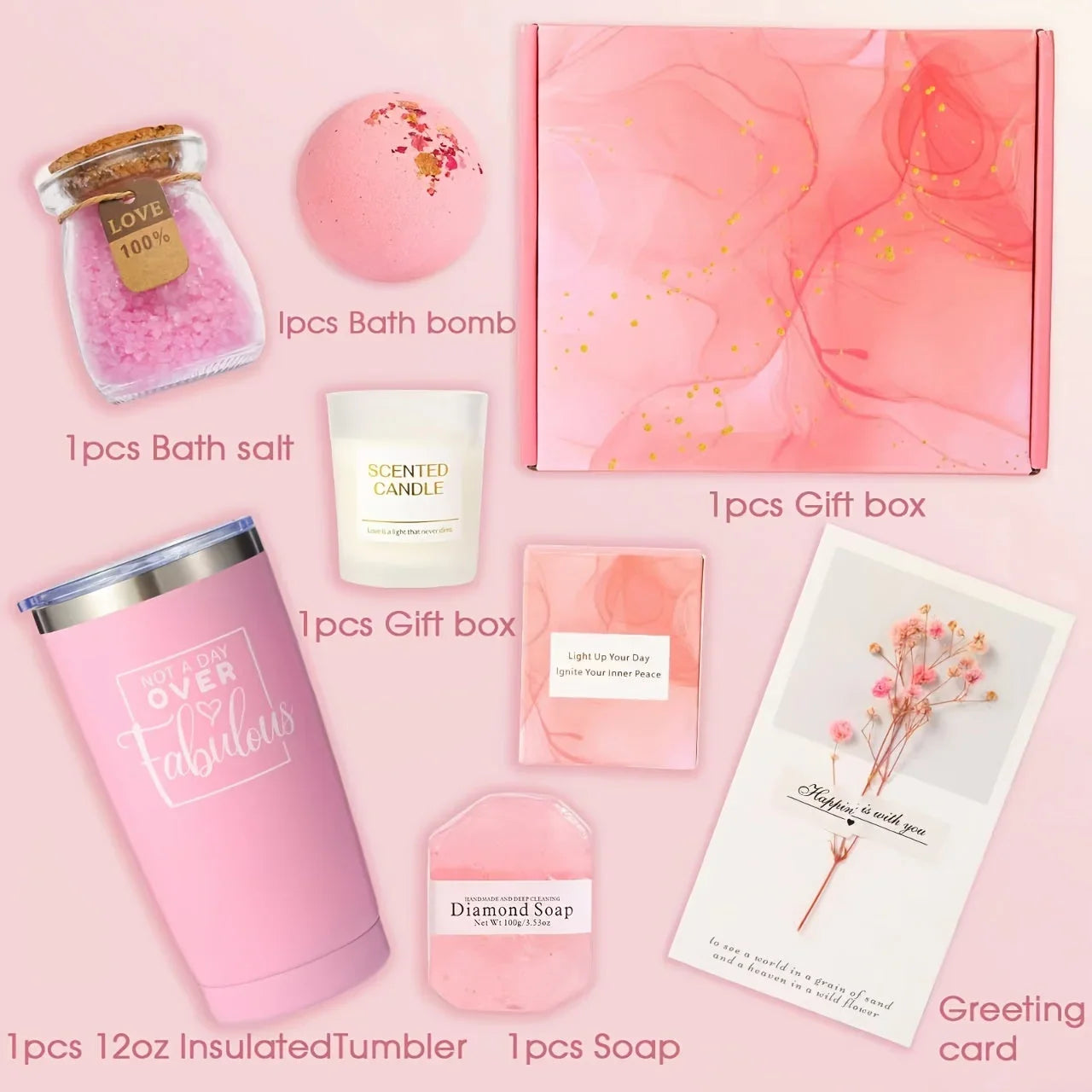 Cotton Spa Gift Set with Rejuvenating Essentials