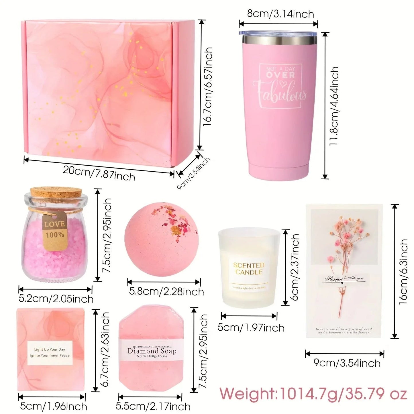 Cotton Spa Gift Set with Rejuvenating Essentials