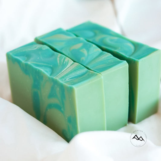 All Natural Cold Process Handmade Bar Soap - Cozy Flannel - PoshaBella