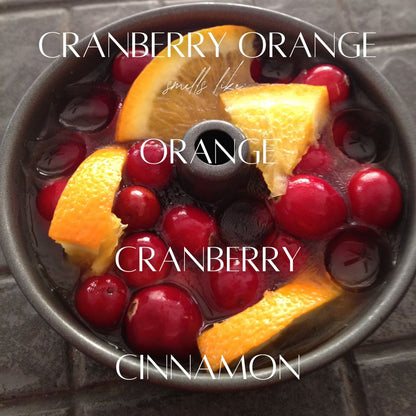 Cranberry Orange - 9 oz Whiskey Glass Candle