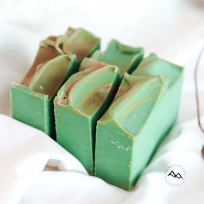 All Natural Cold Process Handmade Bar Soap - Cranberry Apple - PoshaBella