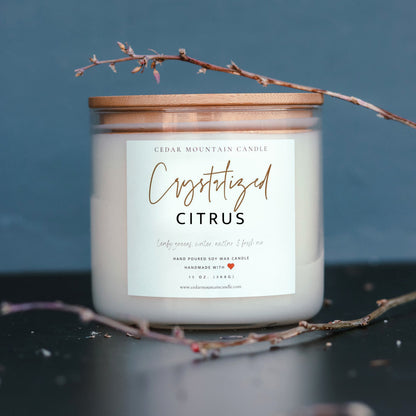 Crystalized Citrus - 3 Wick Jar Candle