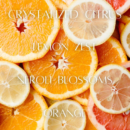 13 oz Mason Jar Soy Candle - Crystalized Citrus - PoshaBella