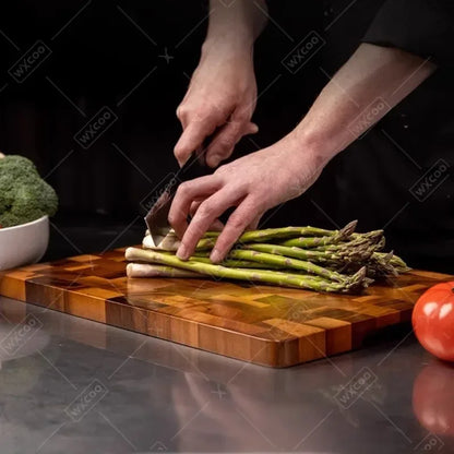Cutting Board - Double-sided Wooden Acacia Large