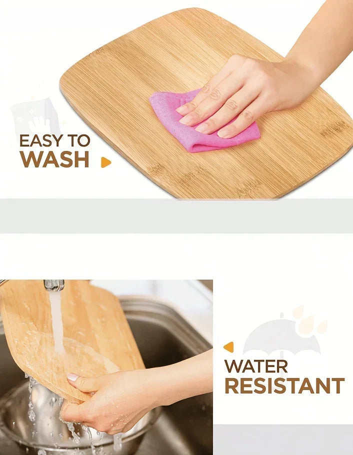 Cutting Board - Heavy-Duty Bamboo Double-Sided