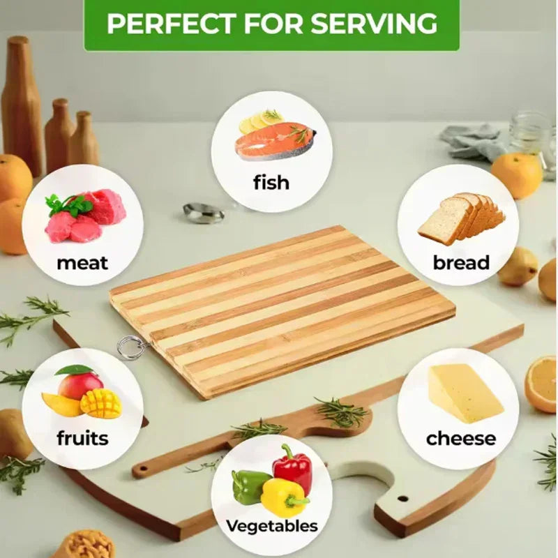 Cutting Board - Multifunctional Bamboo Wood Set