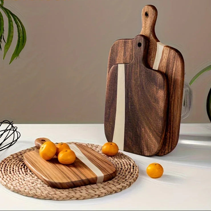Cutting Board - Non-Porous Acacia Wood with Handle