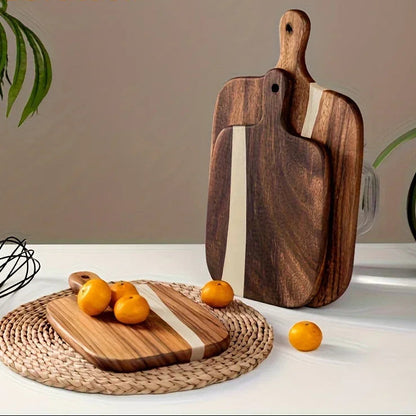 Cutting Board - Non-Porous Acacia Wood with Handle