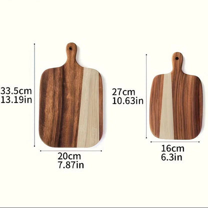 Cutting Board - Non-Porous Acacia Wood with Handle