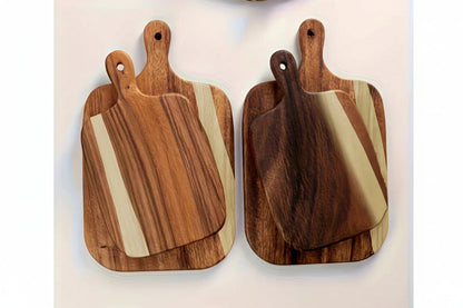 Cutting Board - Non-Porous Acacia Wood with Handle