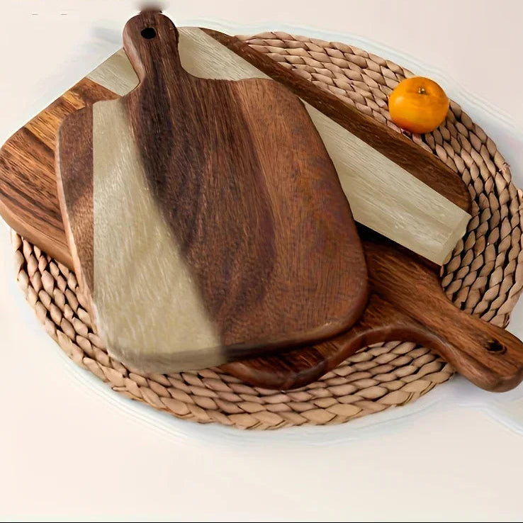 Cutting Board - Non-Porous Acacia Wood with Handle